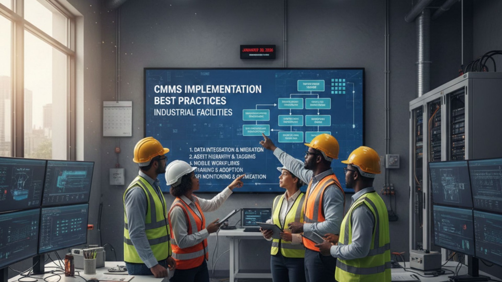 CMMS Implementation Best Practices for Industrial Facilities